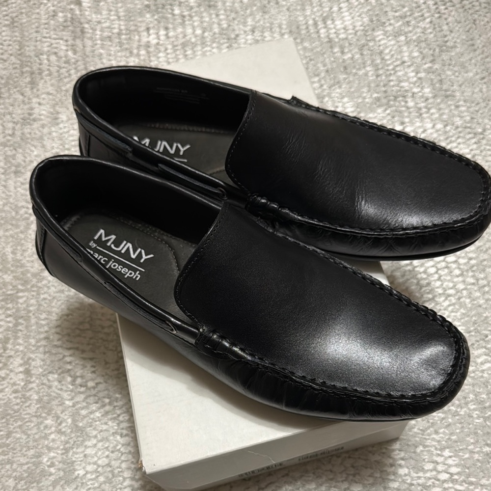 Marc Joseph Men's Black Loafers